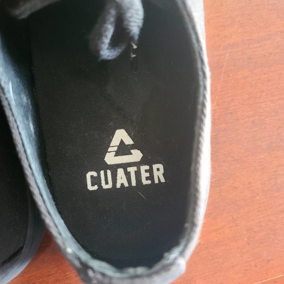 CUATER by TRAVIS MATTHEW Men's Quiet Shade Quincy Canvas Shoes Black/Black Sz10 - Picture 4 of 10